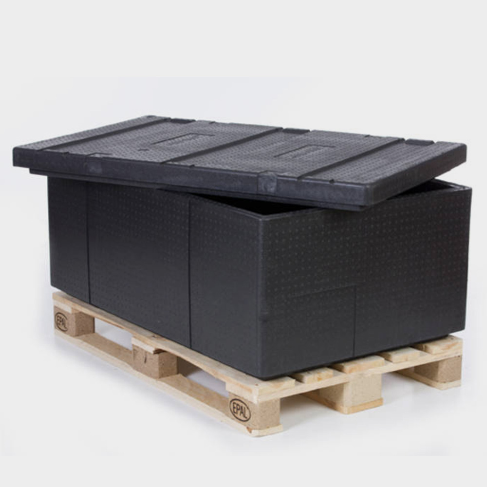 Thermo boxes made of EPS and EPP 